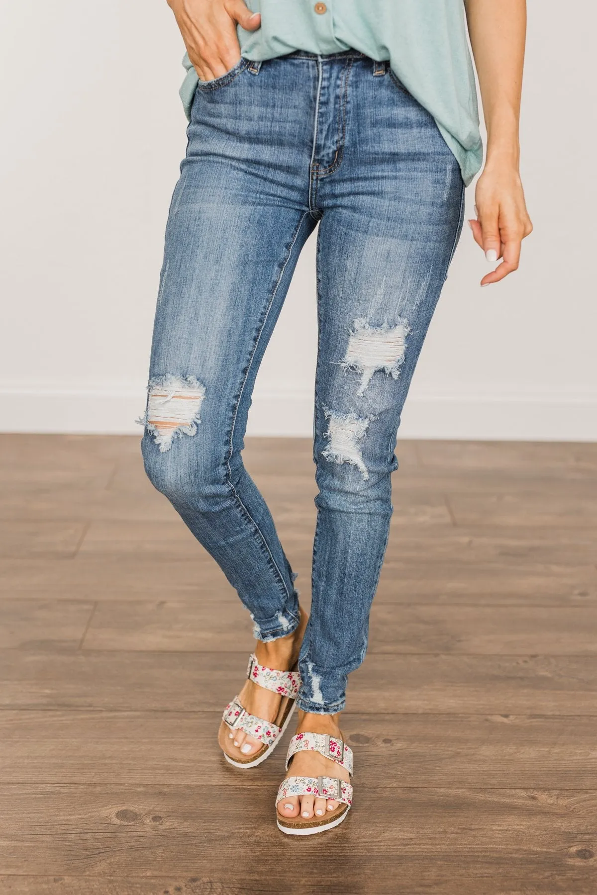 Nature Denim High-Rise Jeans- Jennifer Wash