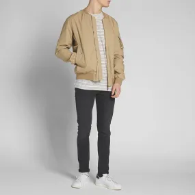 Nudie Alexander Bomber JacketBeige Ripstop