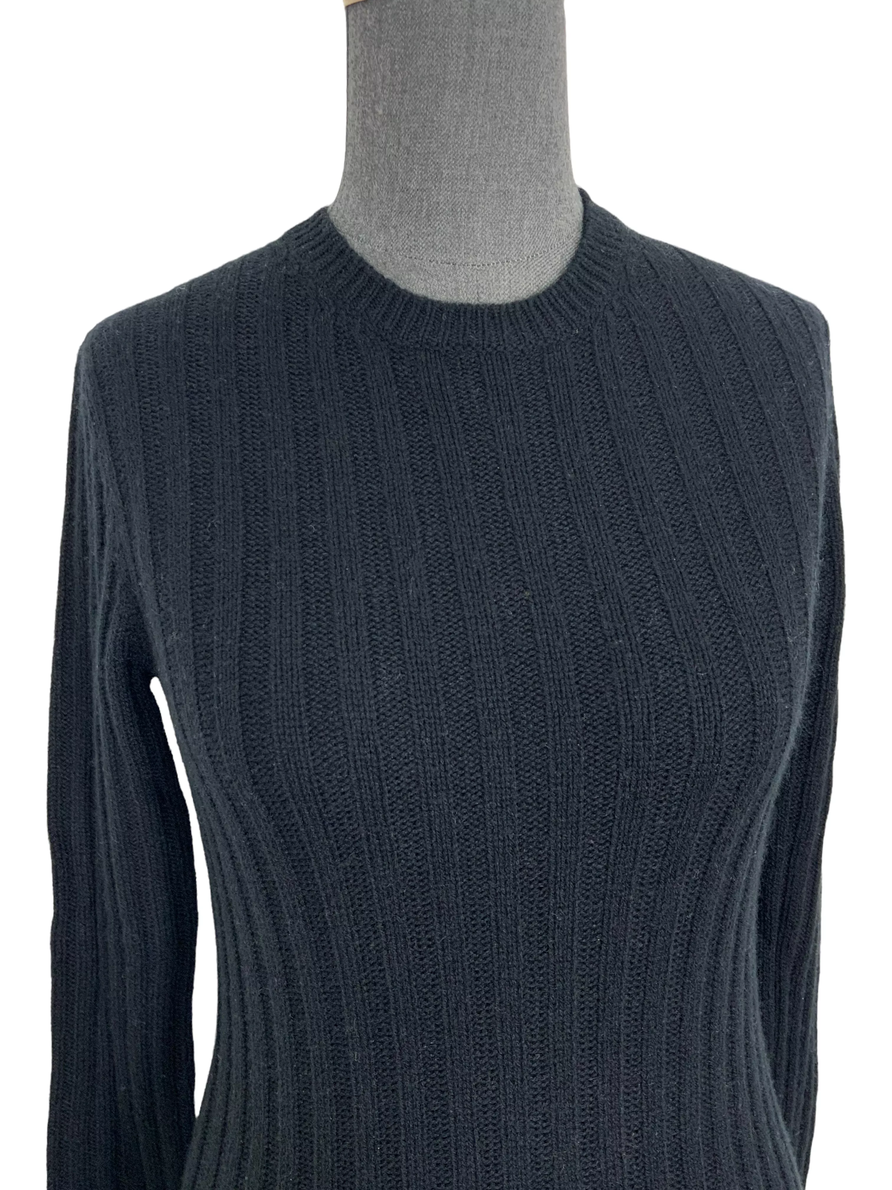 PRADA Ribbed Cashmere Sweater Size S