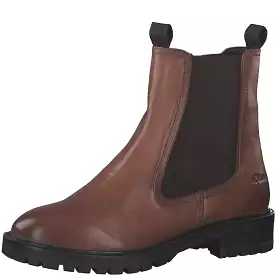 S OLIVER Cognac Chelsea Boot