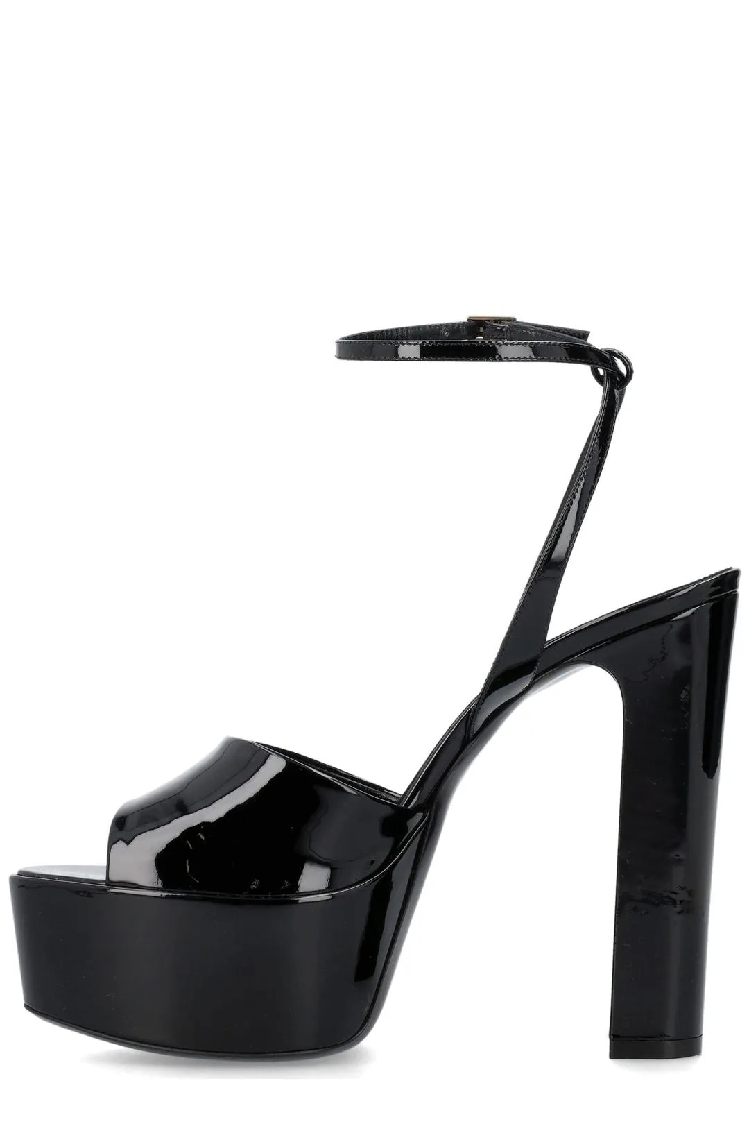 Saint Laurent Ankle Strap Peep Toe Sandals