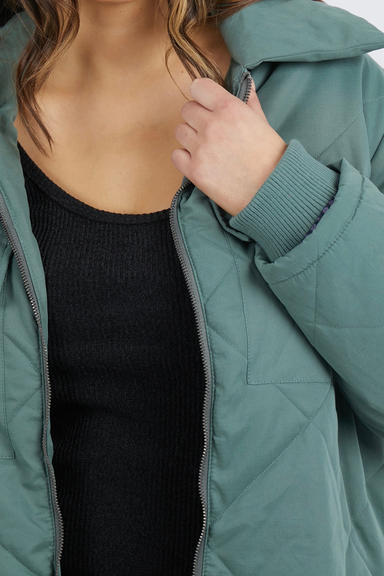 SALE - Whitley Puffer Jacket - Forest Green