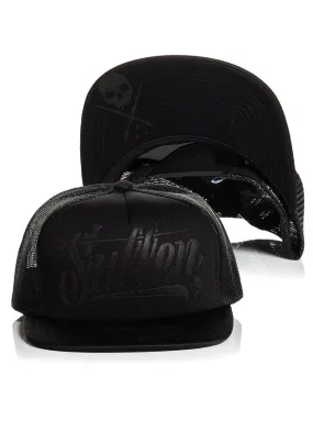 Stencil Snapback Trucker Hat