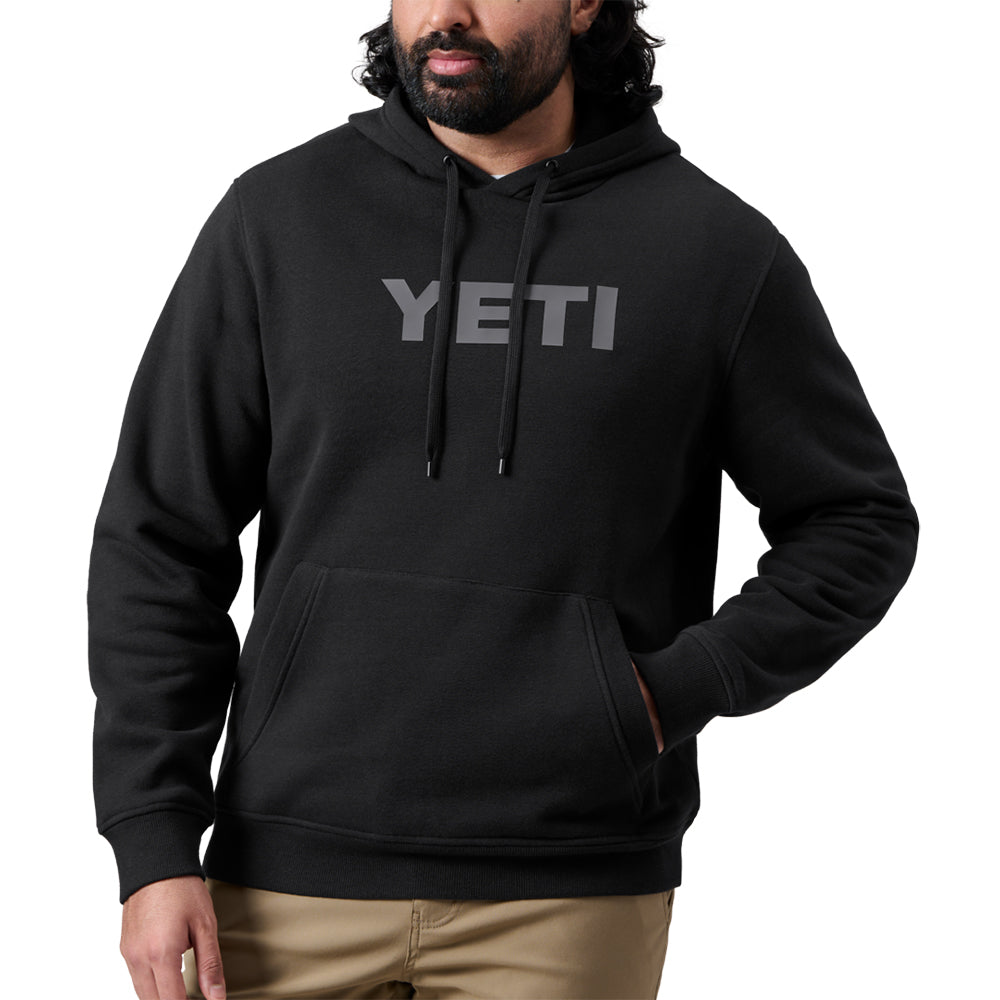 SUDADERA BRUSHED FLEECE PULLOVER NEGRA MARCA YETI