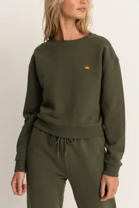 Sunny Crew Neck Fleece Khaki