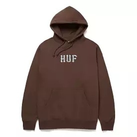 SWEAT HUF QUAKE CONDITIONS CHOCOLATE