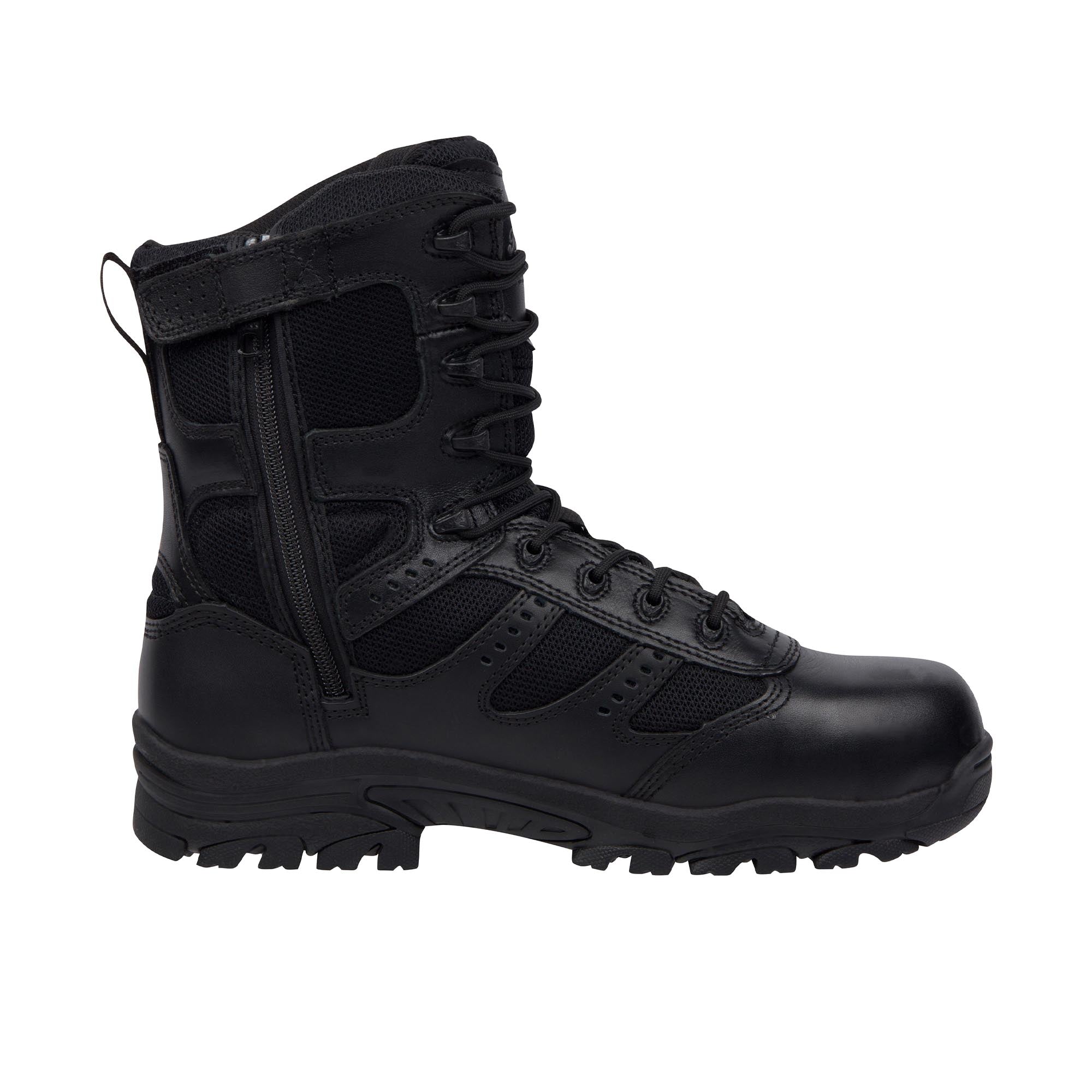 Thorogood The Deuce Series 8 Inch Tactical Side-zip Boot Composite Toe Black