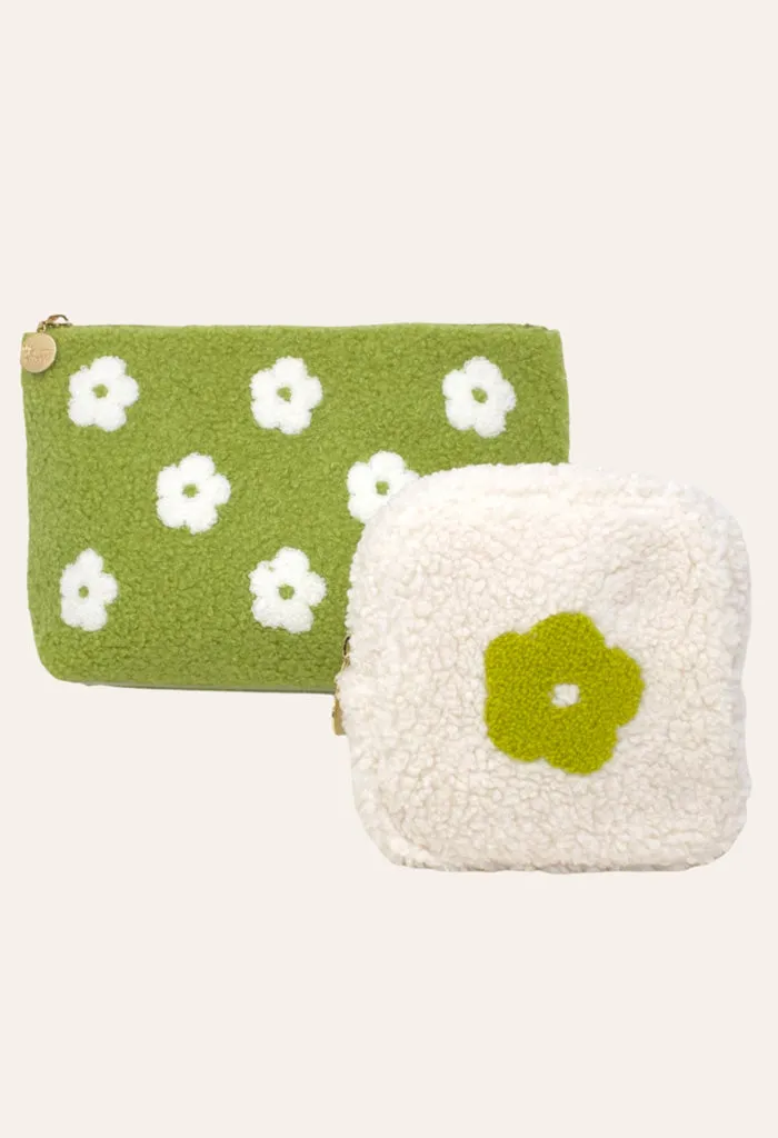 Tiny Teddy Cosmetic Bag-Cream