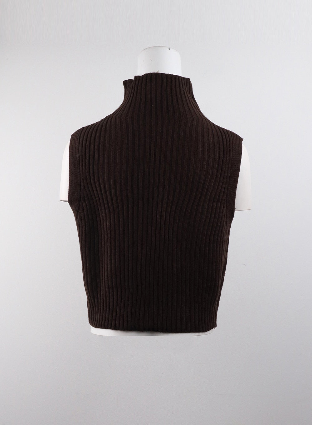 V-Neck Hoodie Knit Vest CJ404