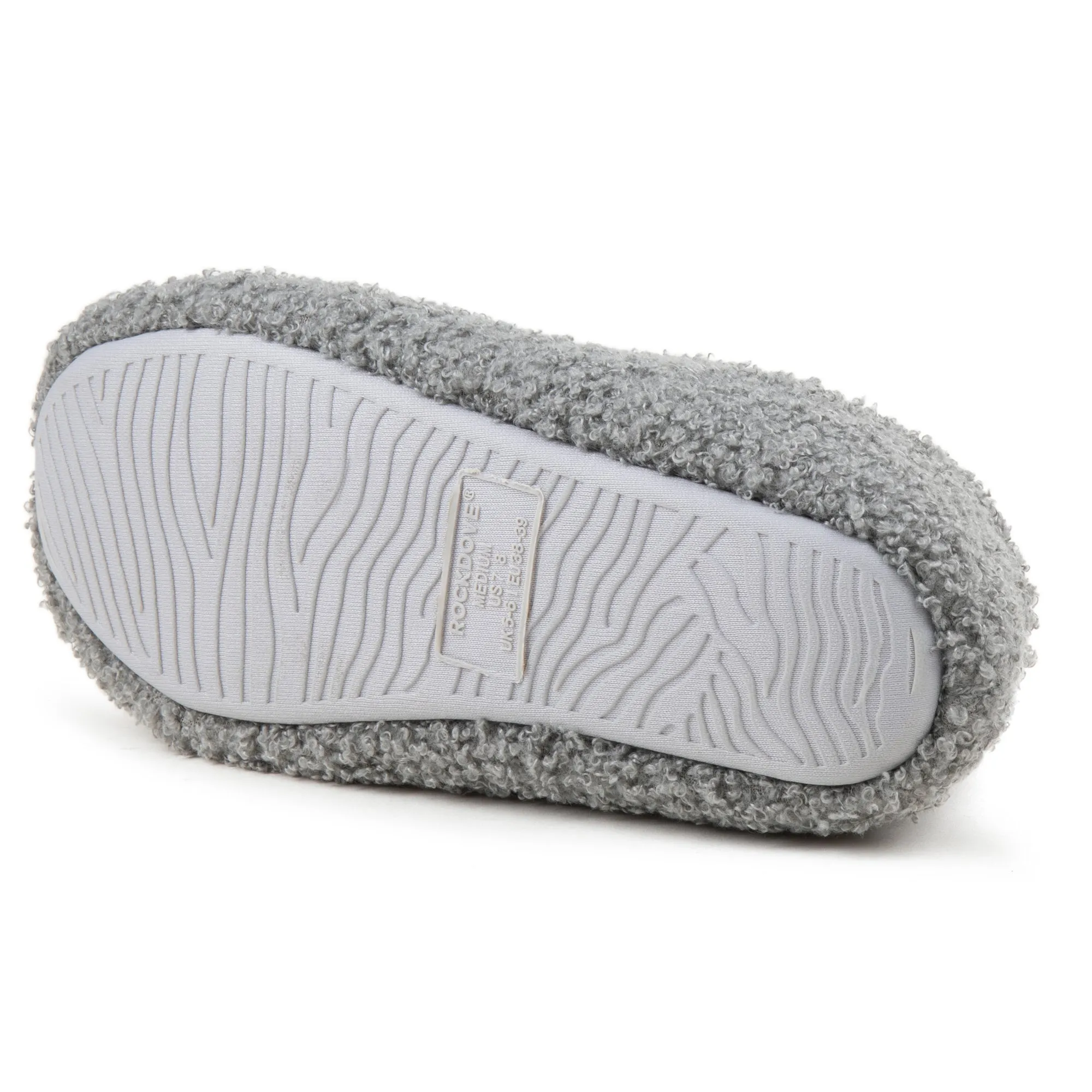 Women's Fuzzy Fleece Closed Back Indoor Slipper