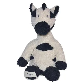 Zibby the Zebra Organic Plush - Recycled Filling