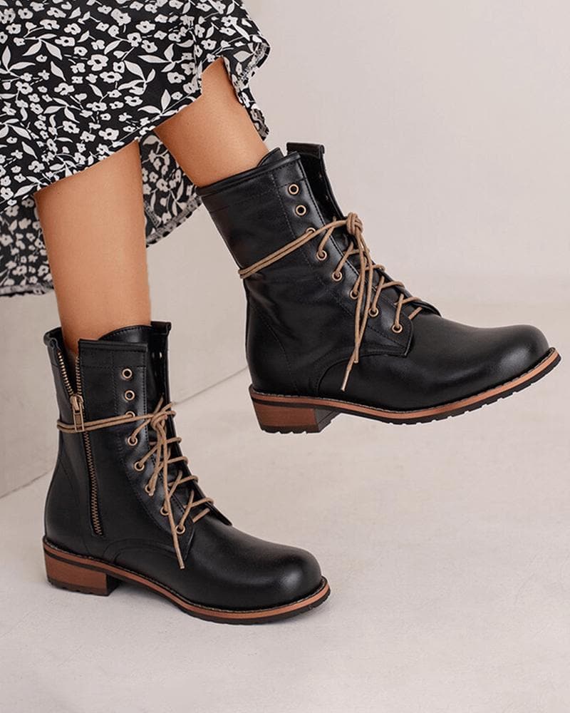 Zipper Martin Boots